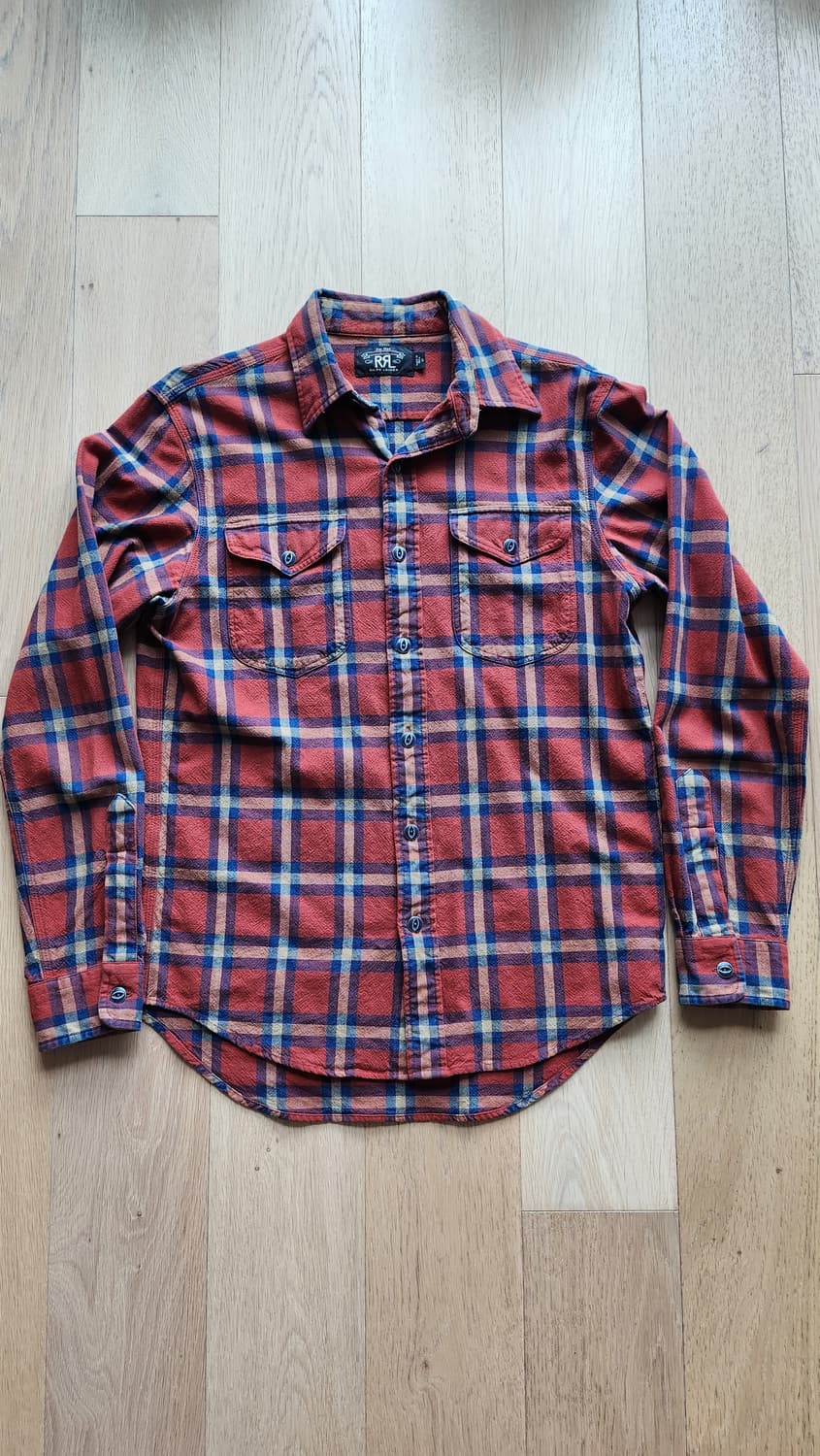 rrl 더블알엘 체크 셔츠 s 상품이미지1