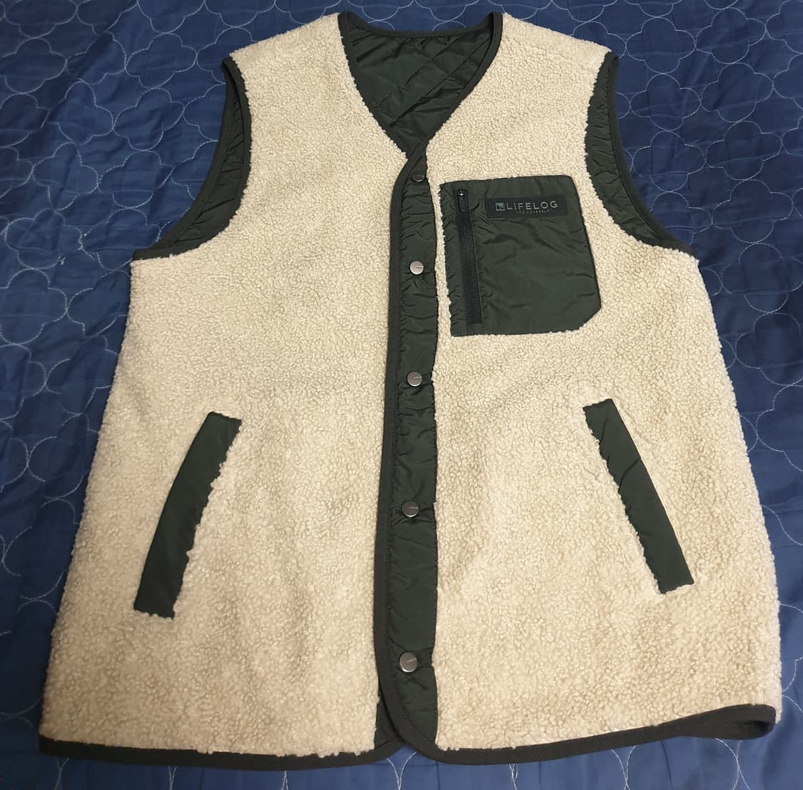 라이프로그 리버시블 플리스 조끼 베스트 (S) 상품이미지1