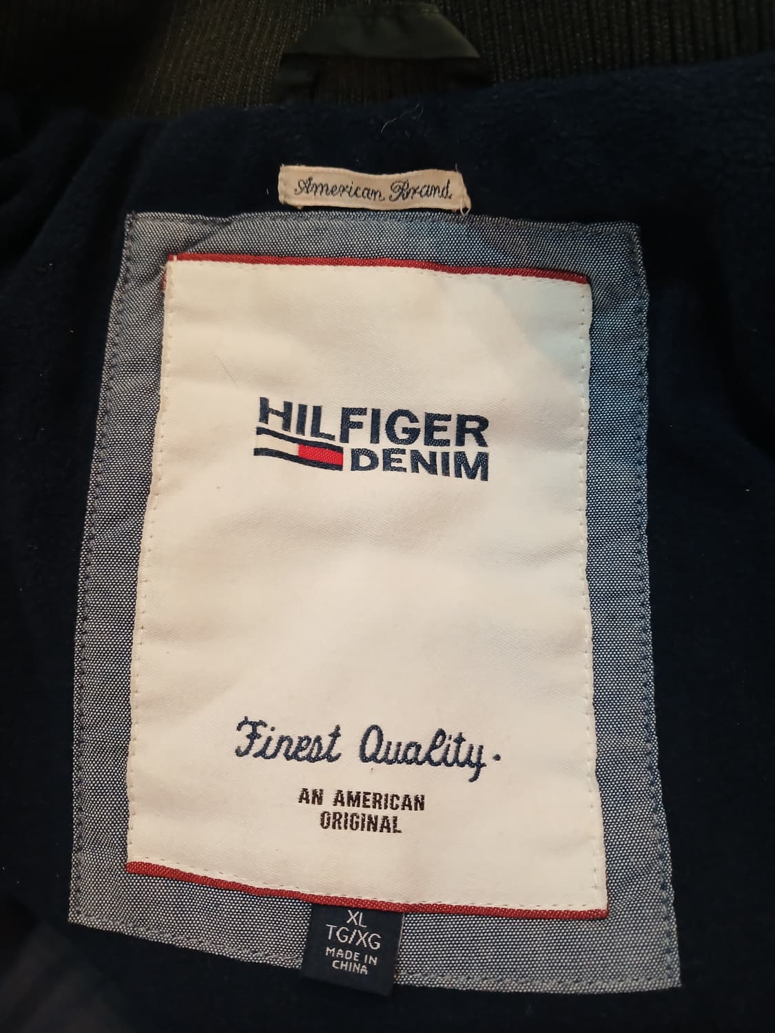 (XL,105)타미힐피거 퀼팅패딩 카키 상품이미지9