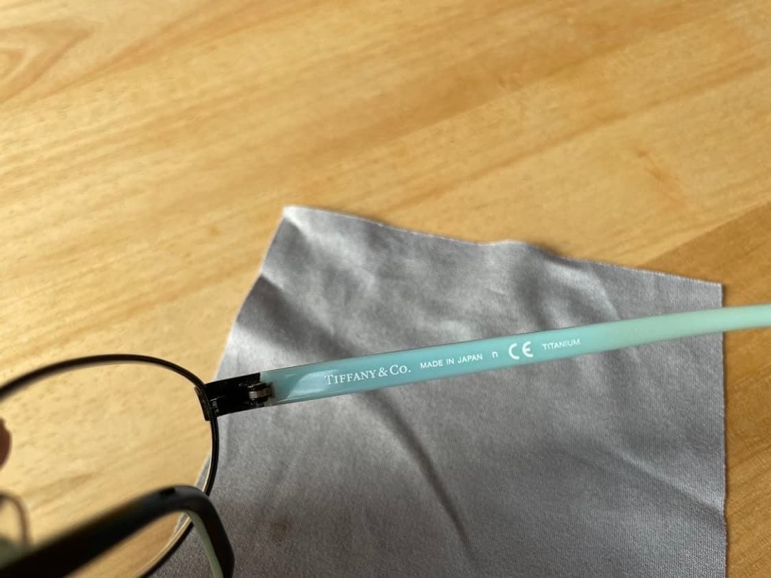 Tiffany & Co. 민트블랙 타원형 안경+정품케이스 상품이미지2