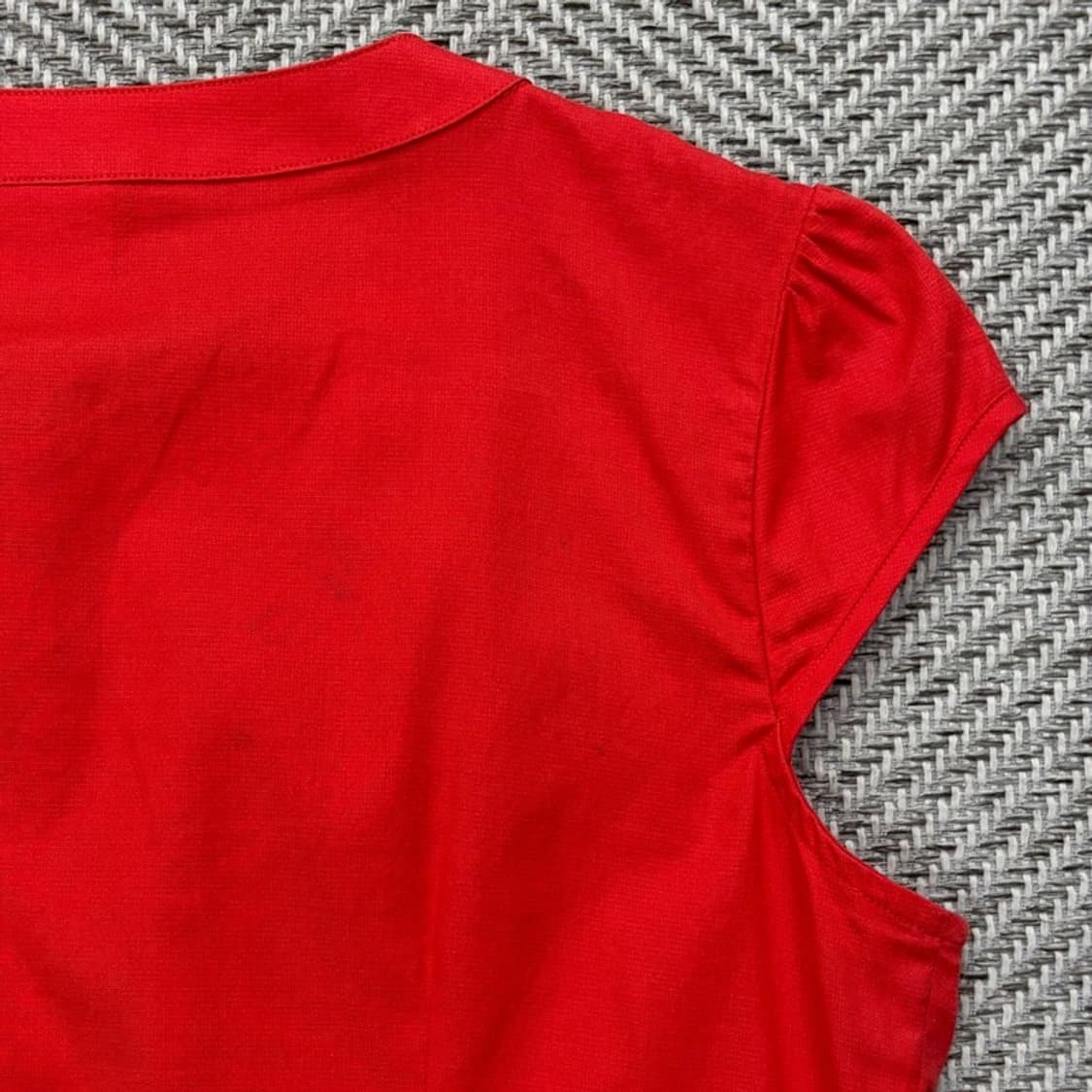 라코스테 로고 하프 블라우스 v2967 상품이미지6