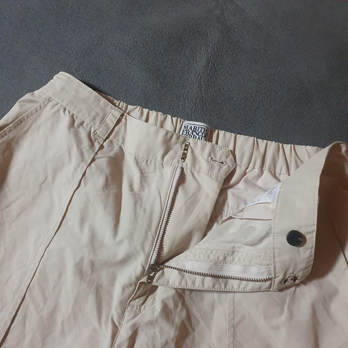 마리떼프랑소와저버 코튼 카고 팬츠 L 베이지 상품이미지4