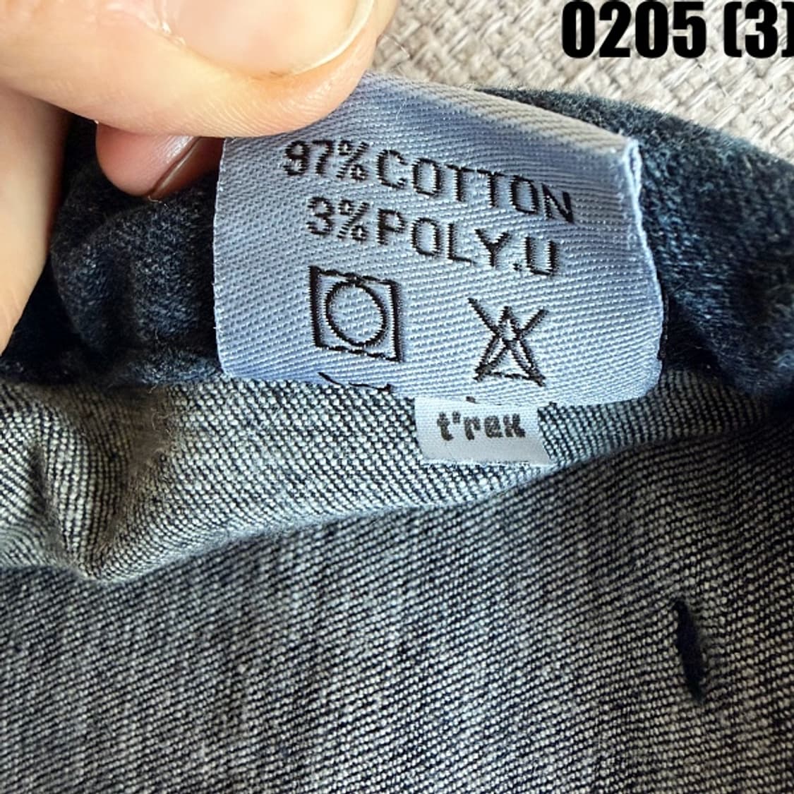 [34] 트렉스 단추 디테일 진청 미니 스커트 치마 바지 0205(3) 상품이미지6