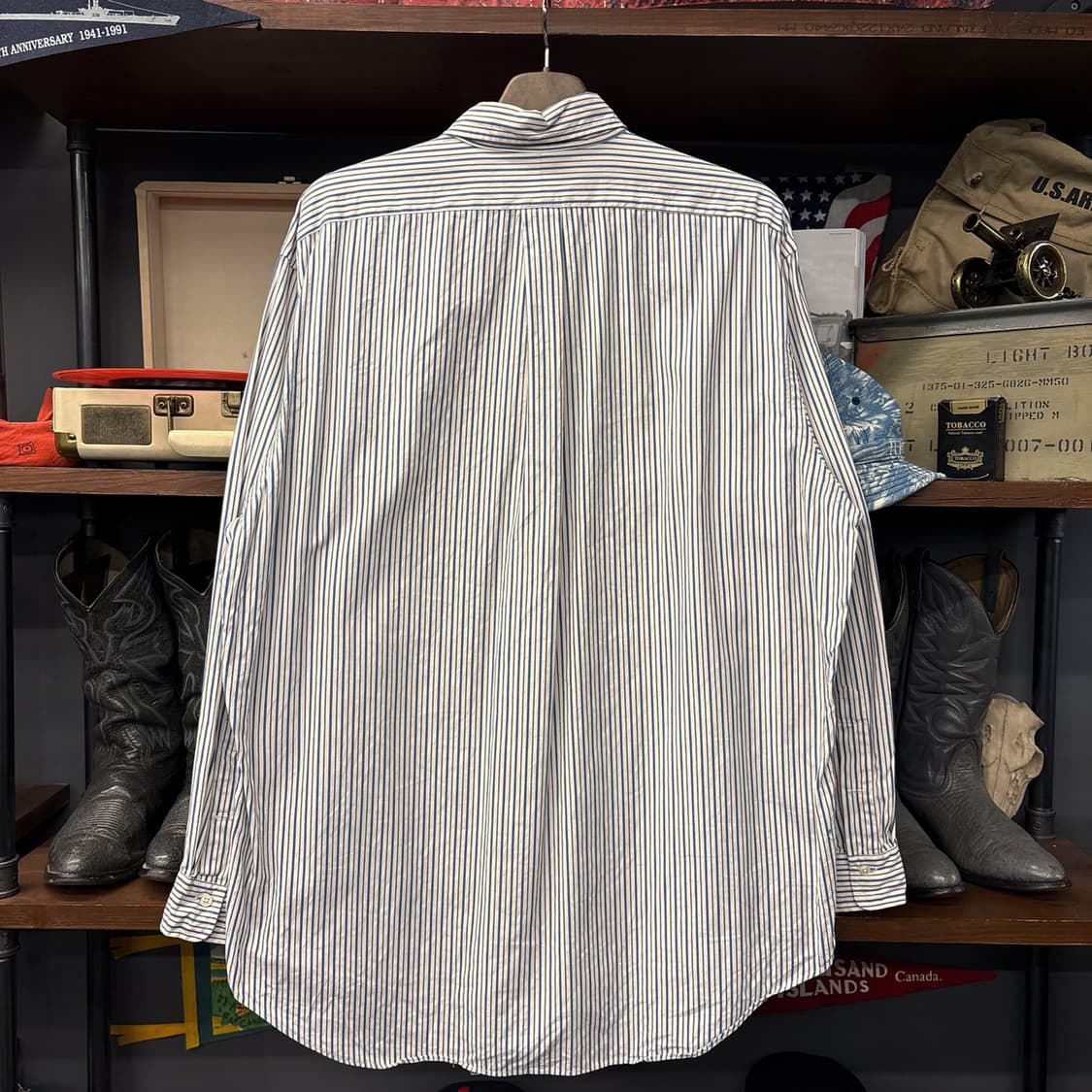 90s 폴로 랄프로렌 멀티컬러 스트라이프 옥스포드 셔츠 N1101 상품이미지2