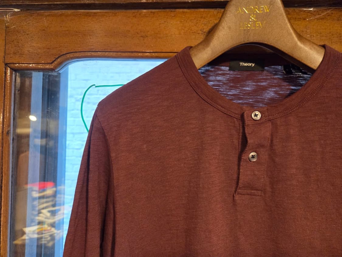 띠어리 헨리넥 티셔츠 상품이미지2