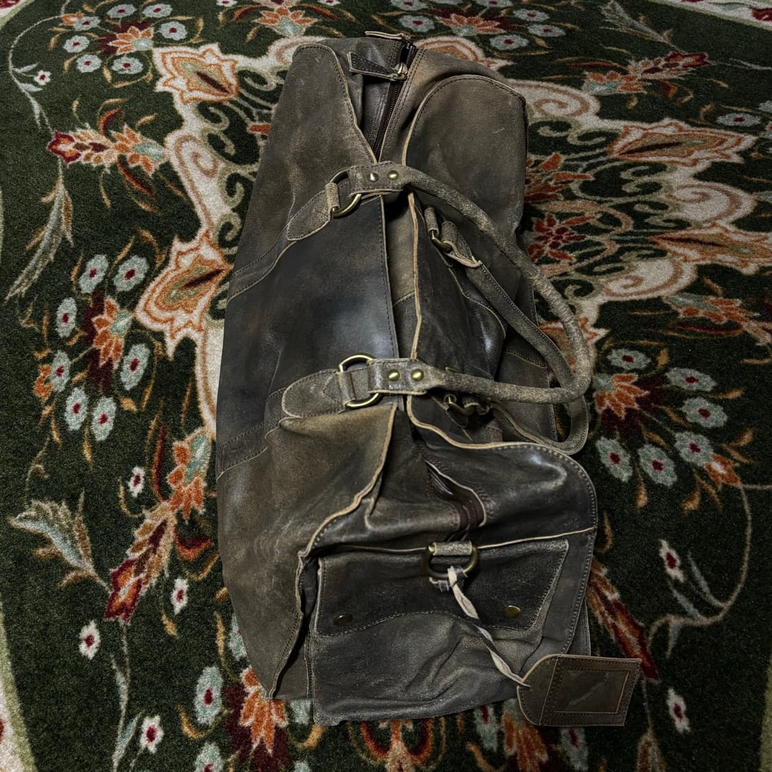 handmade cowhide big boston bag 상품이미지3