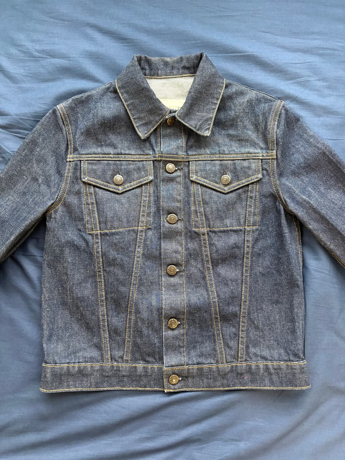 (xs) 헬무트랭 리에디션 백프린팅 데님자켓 상품이미지3