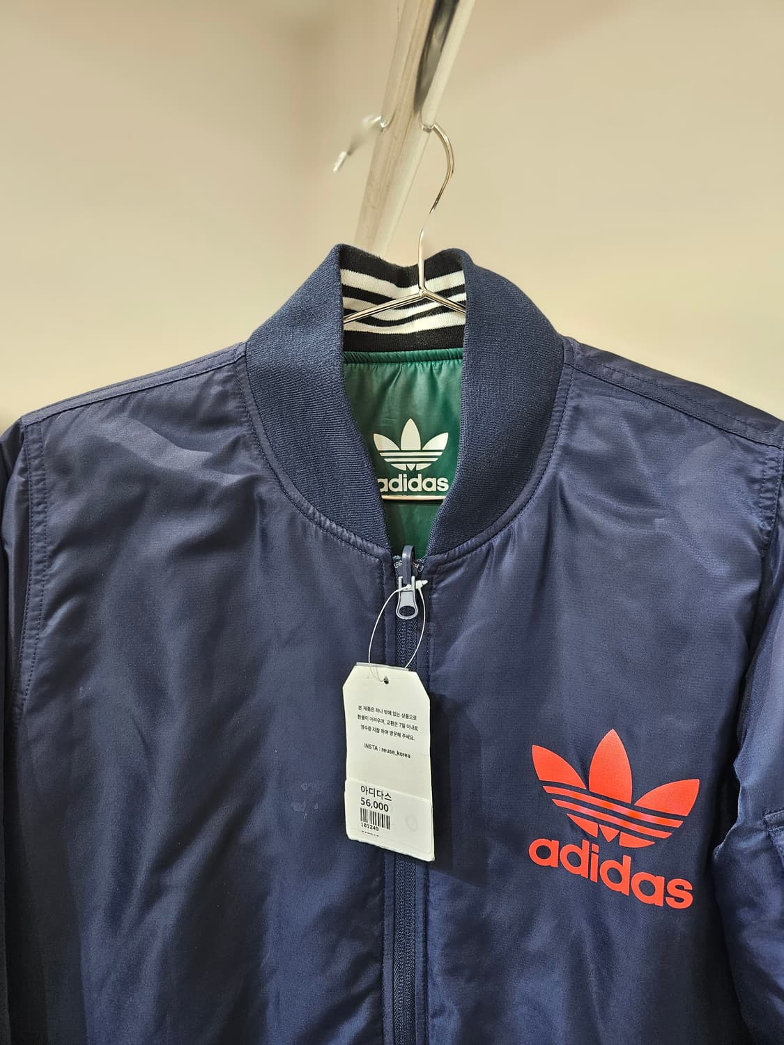 아디다스 리버시블 빅로고 양면 자켓 상품이미지7