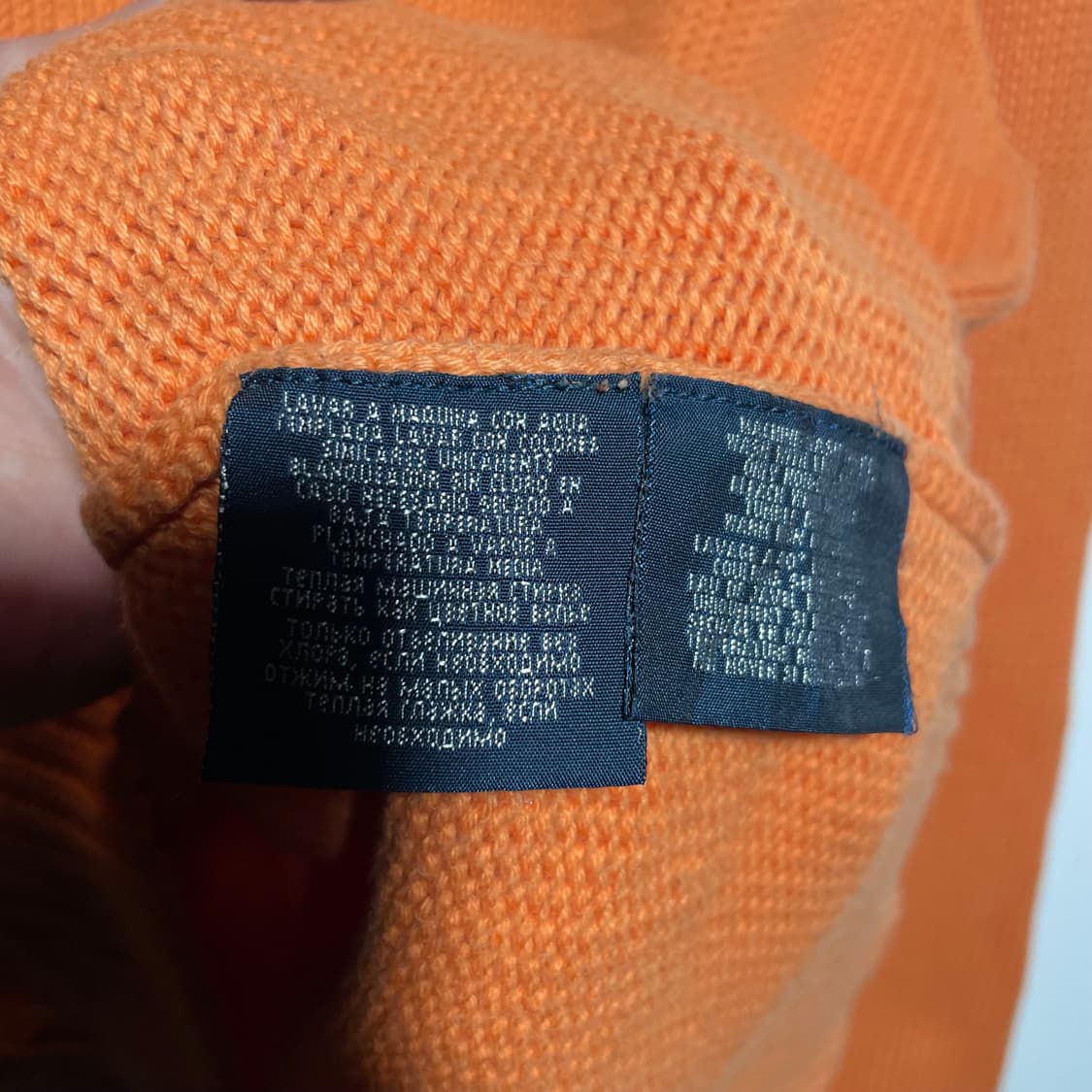 폴로 랄프로렌 반집업 니트 상품이미지4