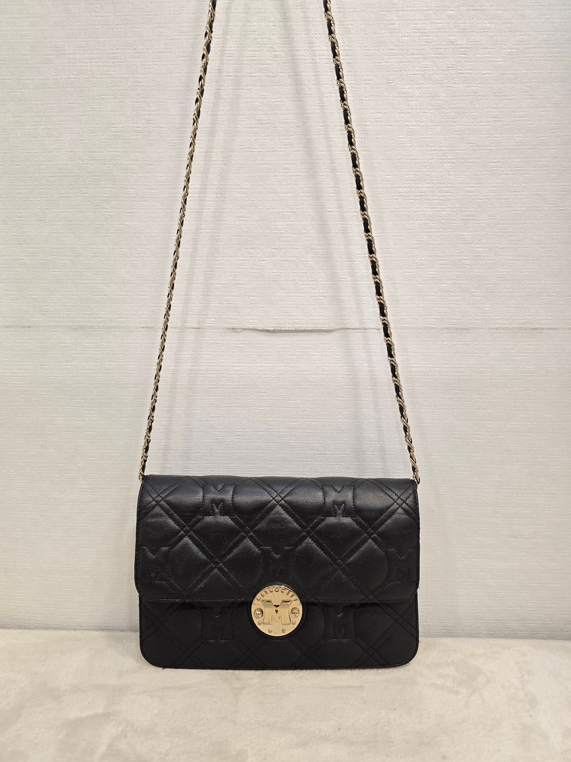 METROCITY 메트로시티 미니 블랙 퀼팅 체인백 크로스백 상품이미지1