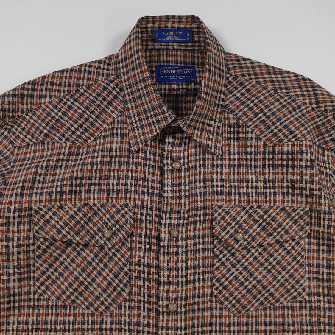펜들턴 체크 울 혼방 셔츠 상품이미지6
