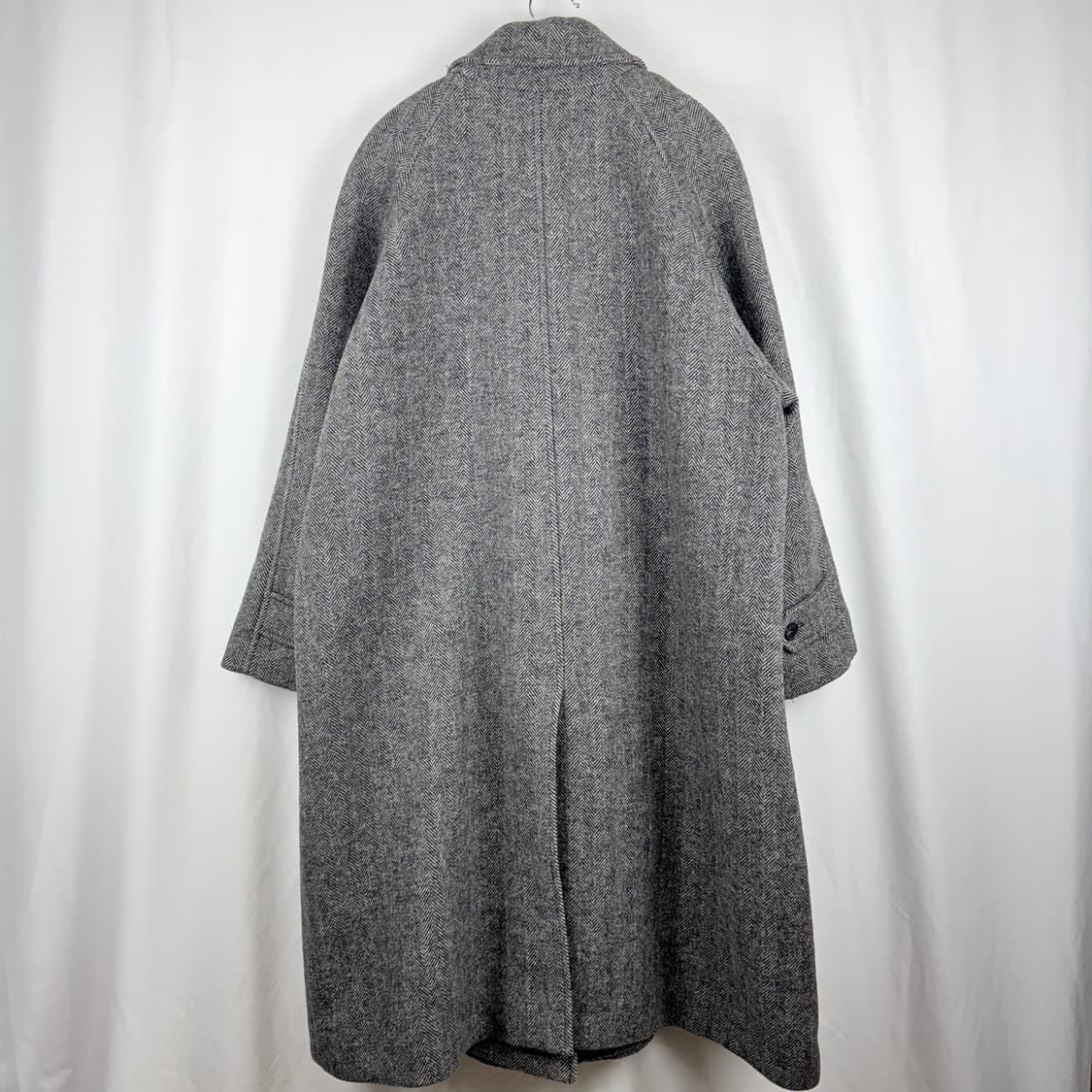 (F) 스튜디오 톰보이 해링본 발마칸 코트 그레이 상품이미지4