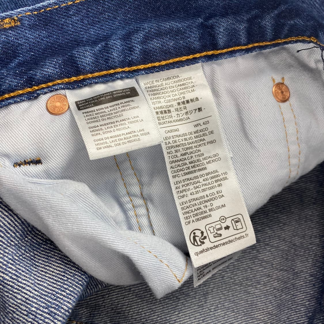 리바이스 프리미엄 빅E 568 루즈핏 데님 진 (32) 상품이미지9