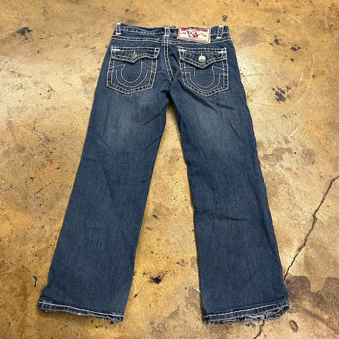 [정품/32] 트루릴리젼 스티치 데님 청바지 b17 상품이미지3