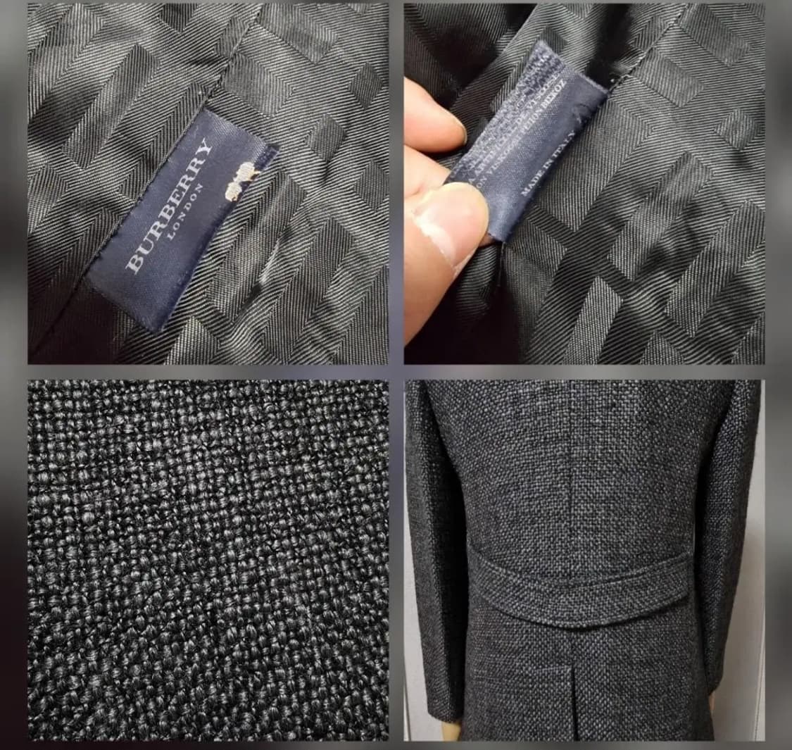 (uk8 여성 55) 버버리 헤링본 울 트위드코트 버버리코트 상품이미지8