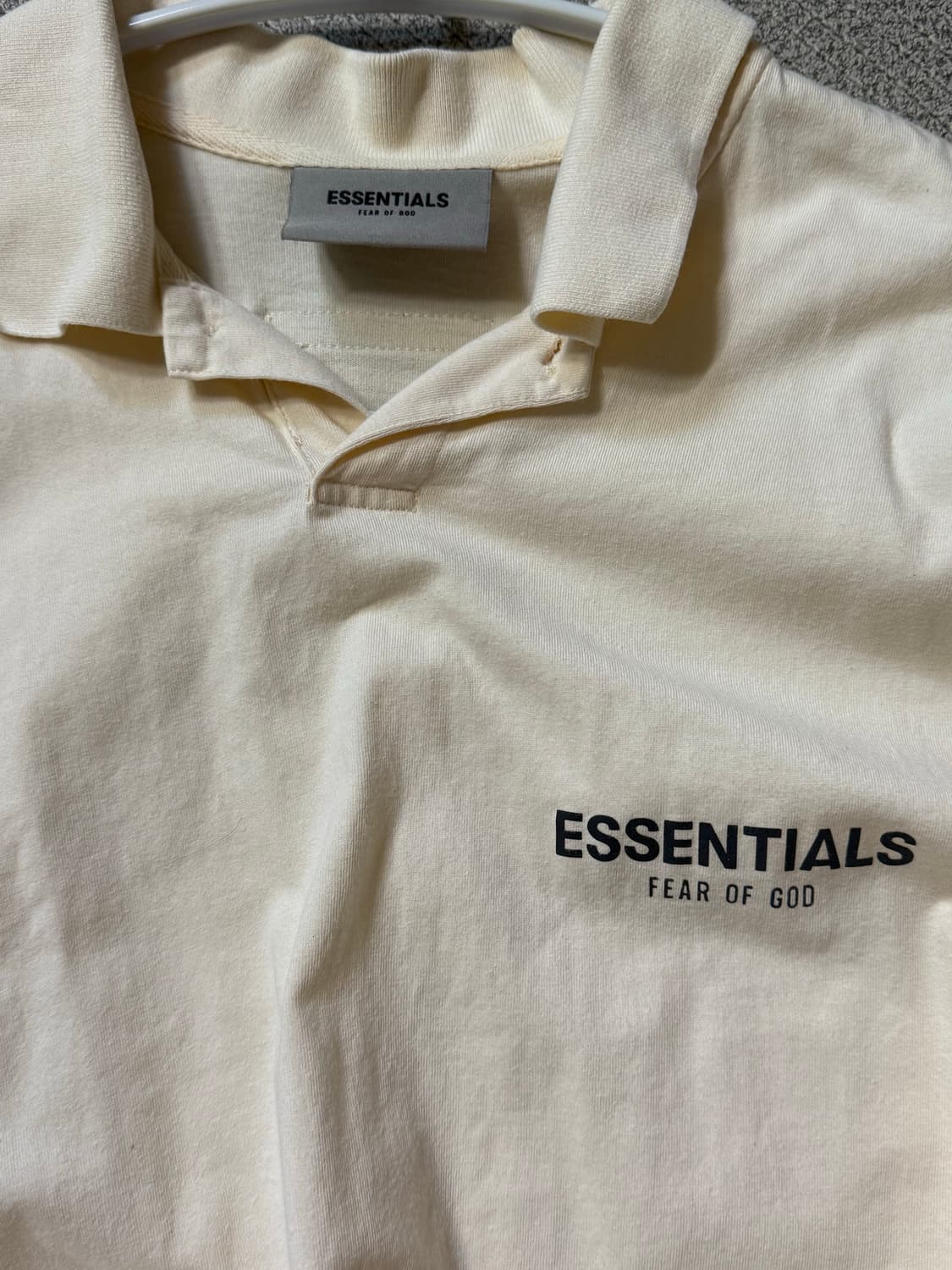 Essentials short sleeve boxy polo 상품이미지4
