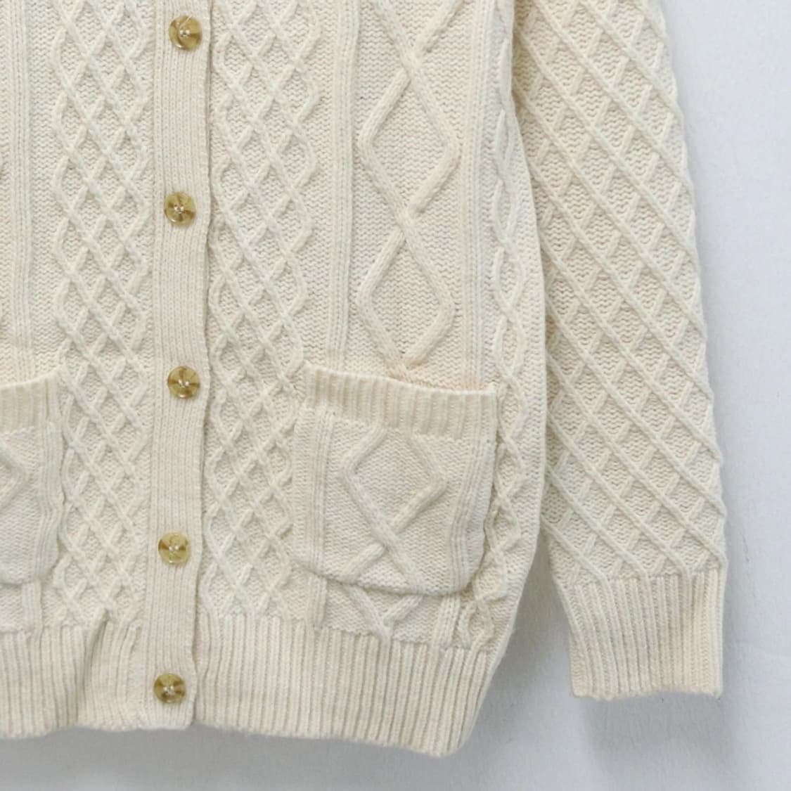 SEVENDAYS SUNDAY 울 혼방 케이블 니트 가디건 63186 상품이미지4