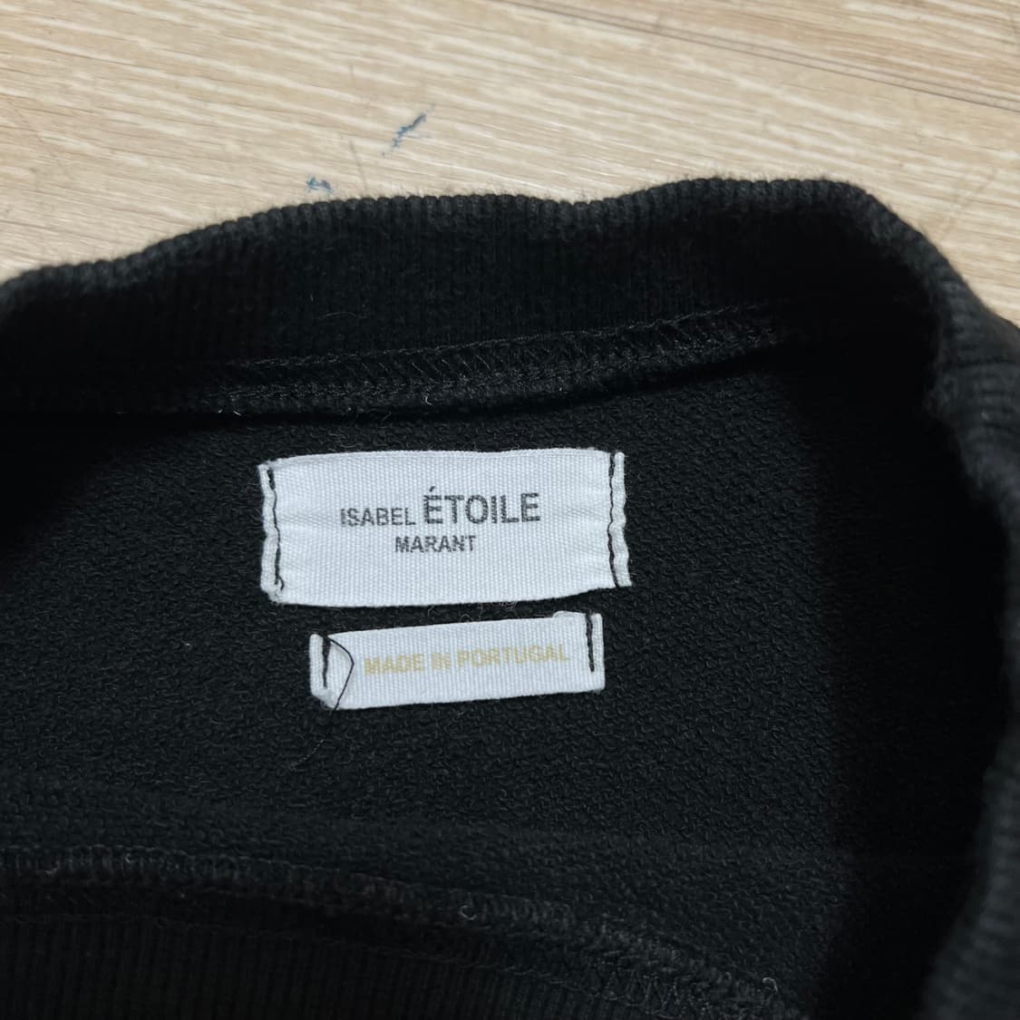 이자벨마랑 에뚜왈 빅로고 맨투맨 크루넥 티셔츠 [블랙] M/95 상품이미지5