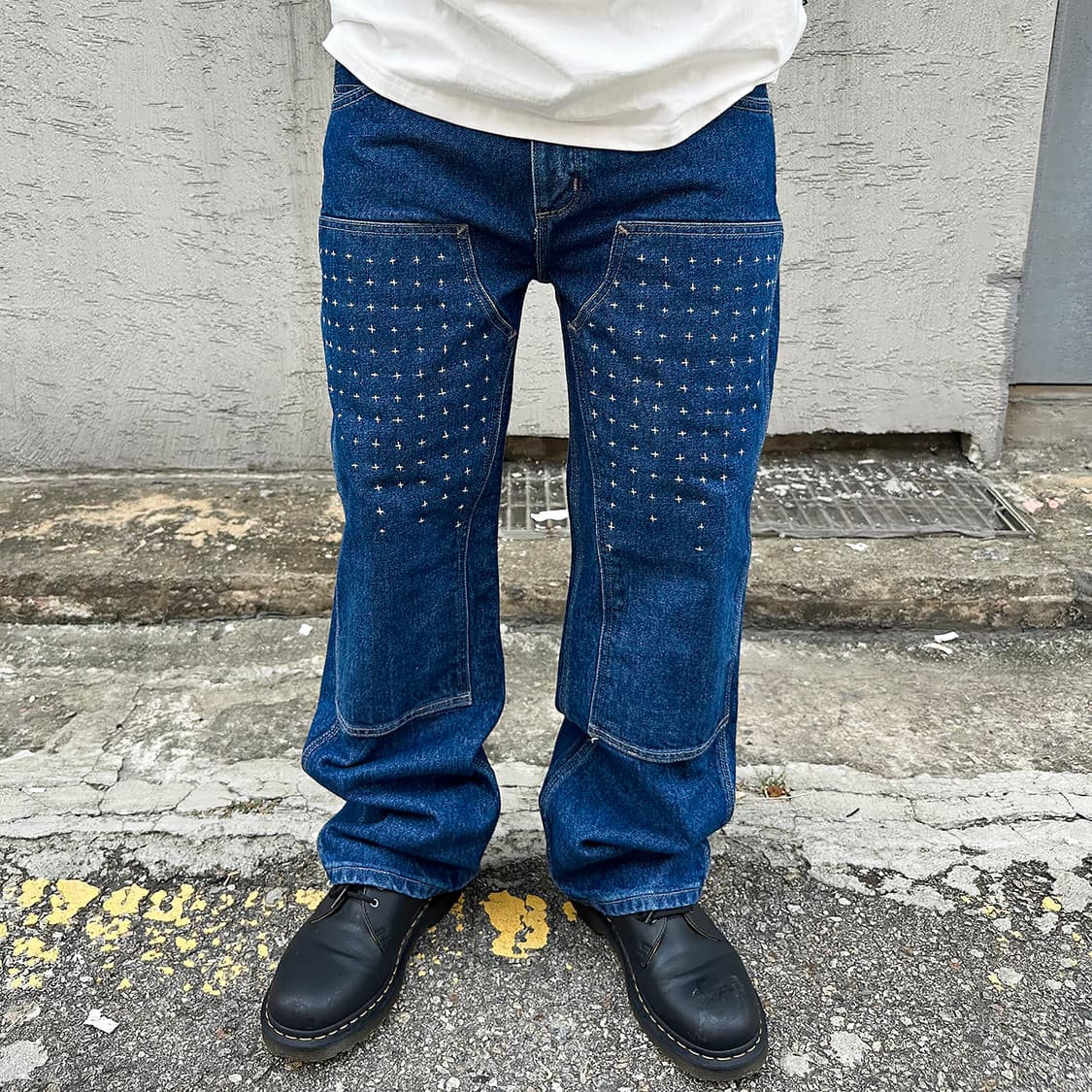 칼하트 더블니 팬츠(Carhartt Sashiko denim) 상품이미지3