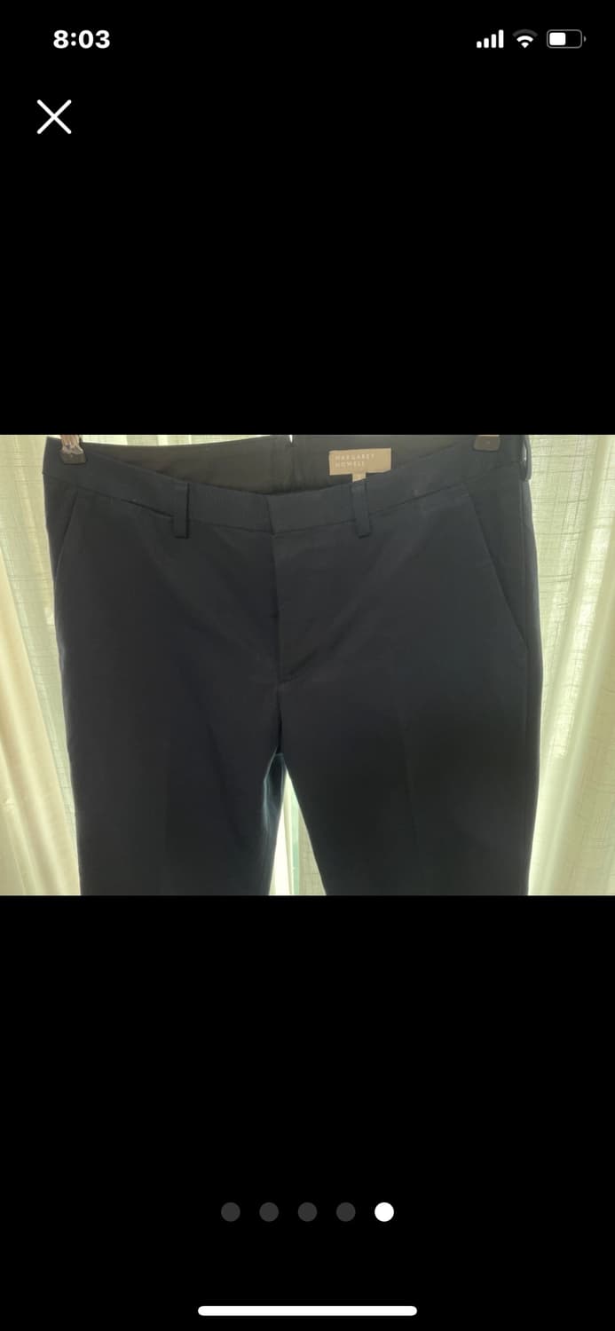 마가렛호웰 고급코튼 네이비 정장바지 상품이미지5