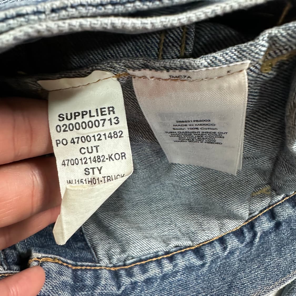 폴로 D&S 우먼스 디스트레스드 데님 자켓  상품이미지8