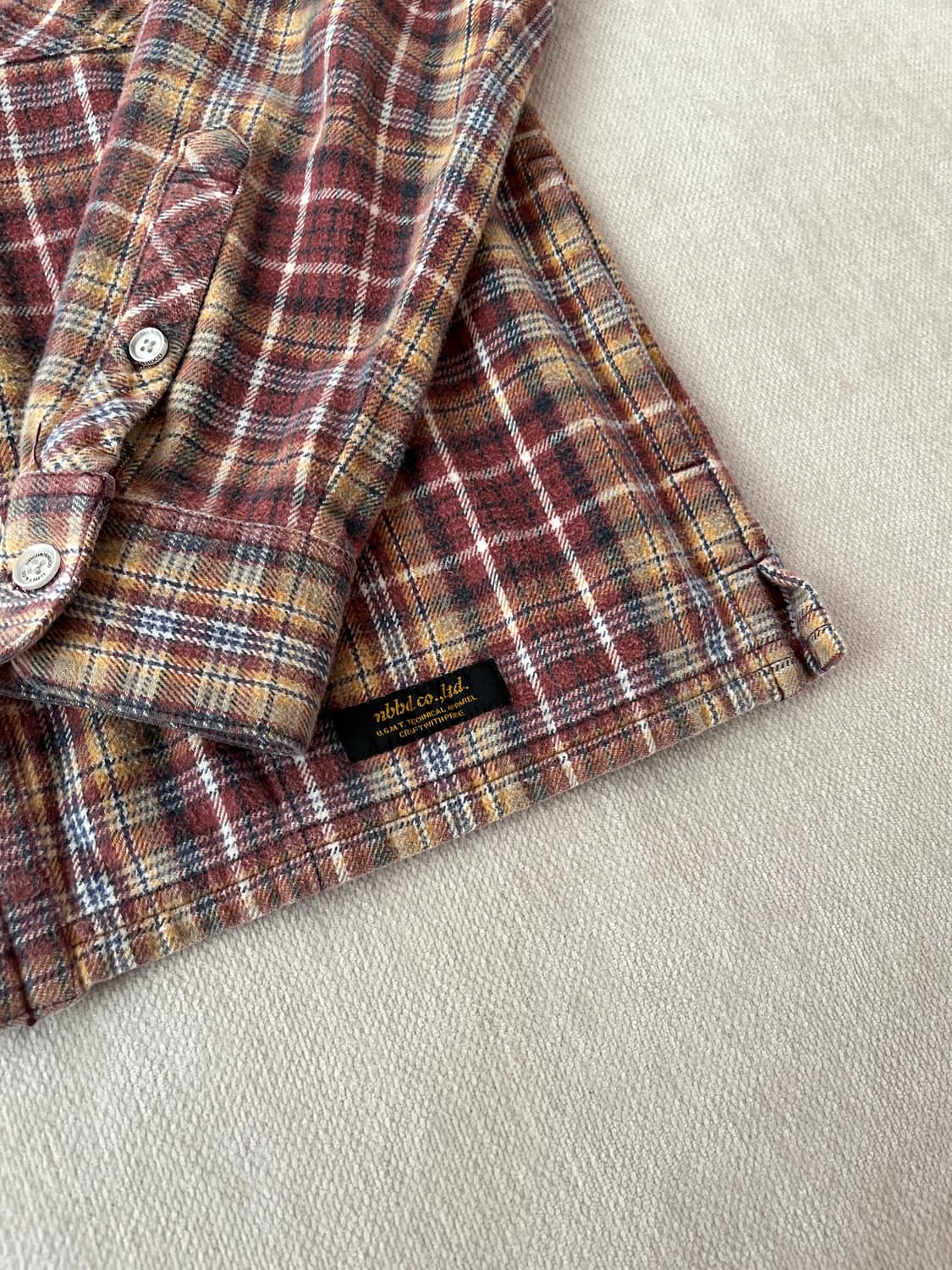 네이버후드 12fw 럼버 셔츠 상품이미지2