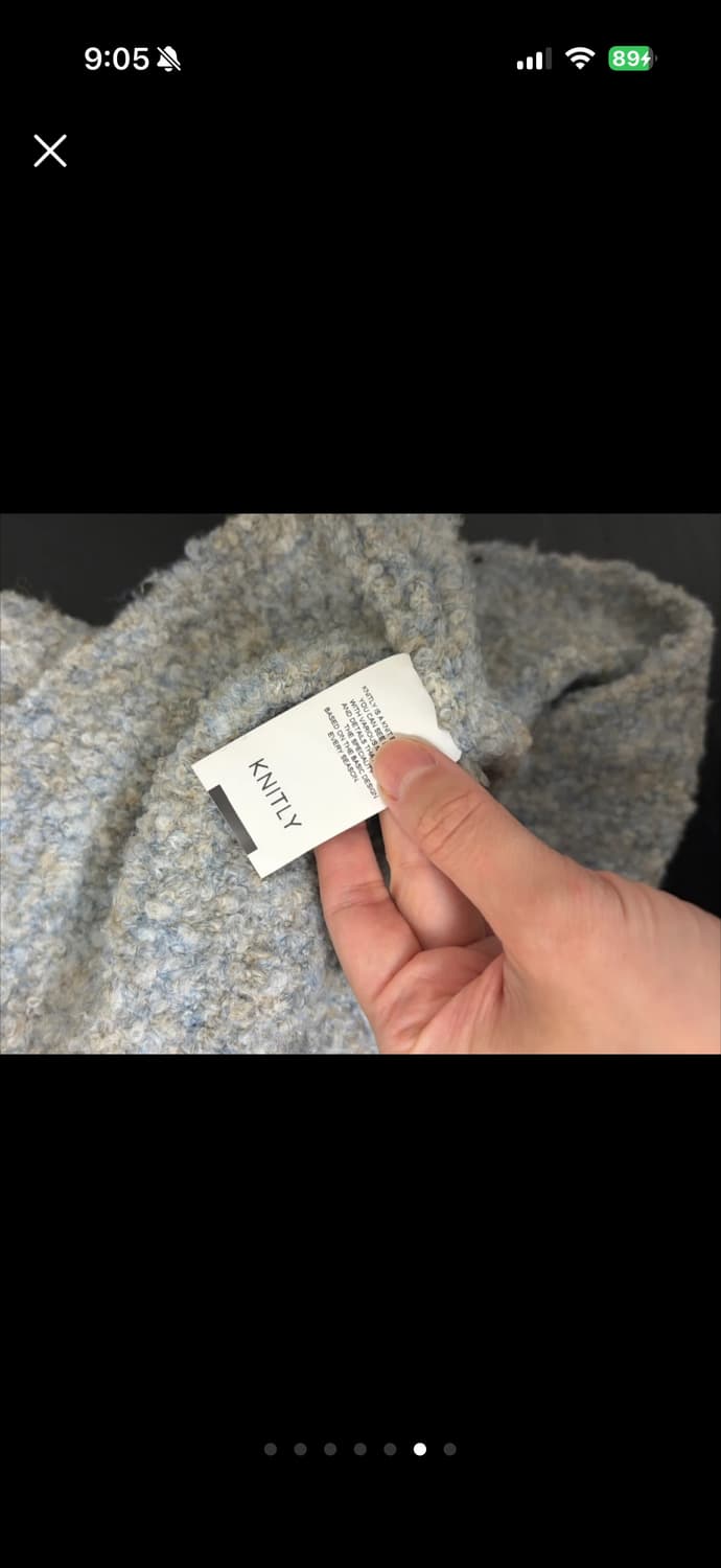 KNITLY 니틀리 반팔 니트 스웨터 상품이미지6