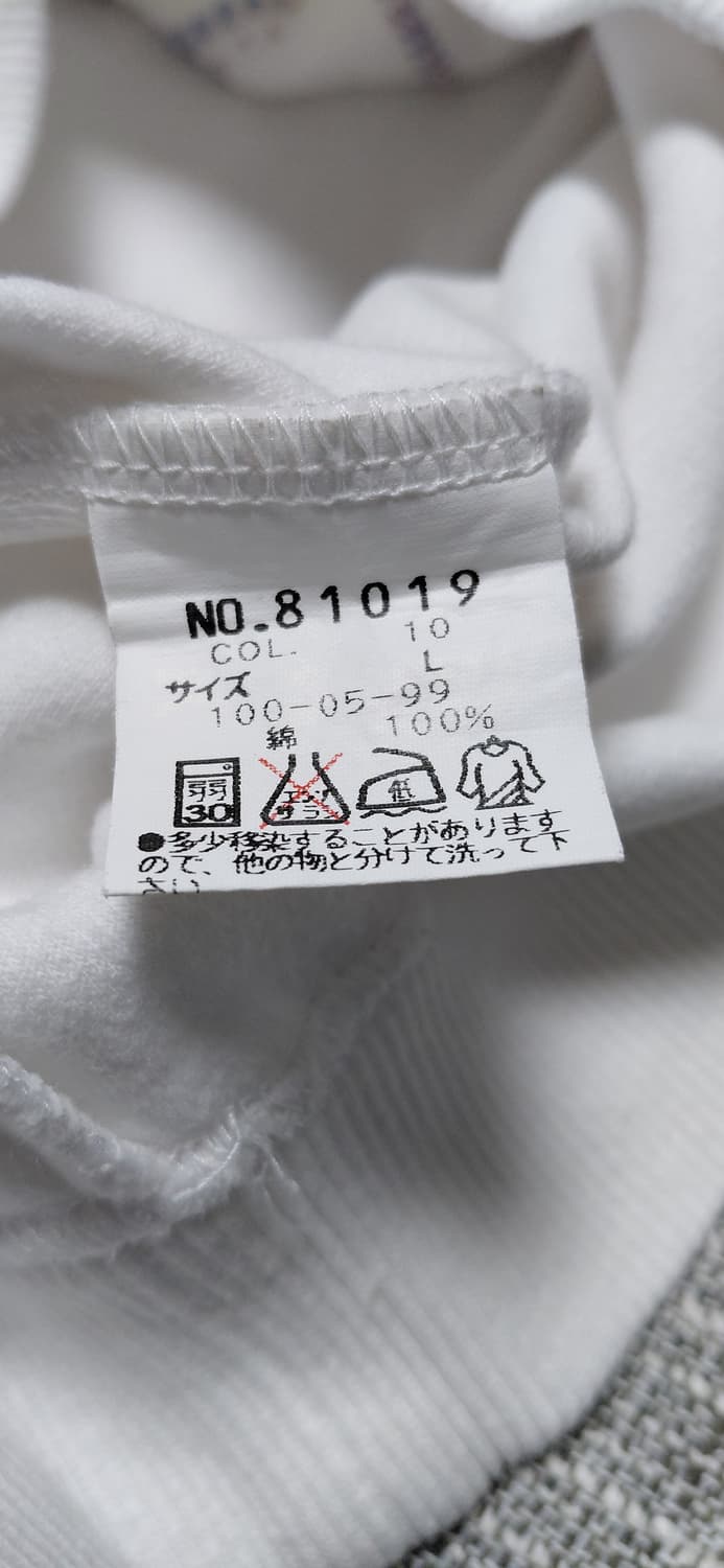 일본 SINA COVA시나코바 맨투맨 L 상품이미지5