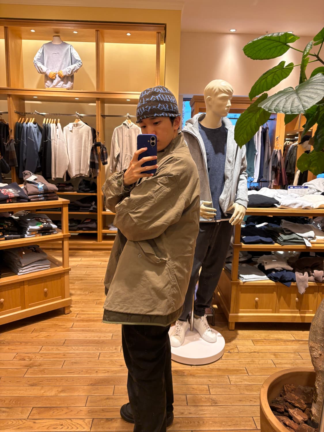 (내피포함) 3-way short coat 쇼트모즈코트 야상 상품이미지1