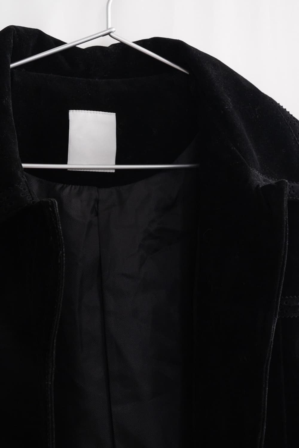 피키소사이어티 스웨이드 펀칭 자켓 블랙 상품이미지7