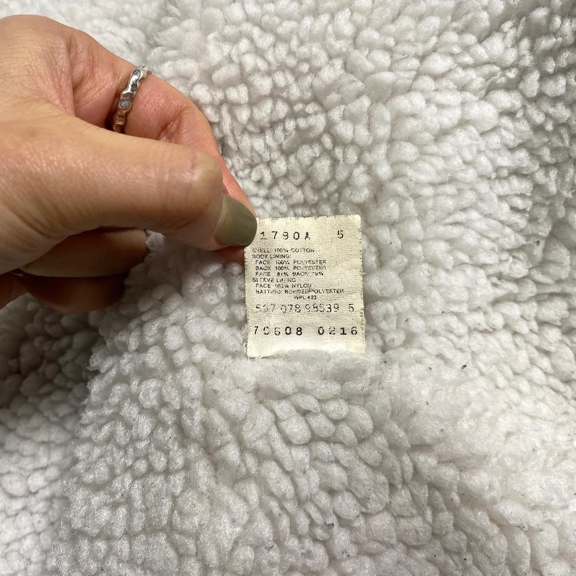 (95) 80’s 리바이스 데님 쉐르파 자켓 상품이미지10