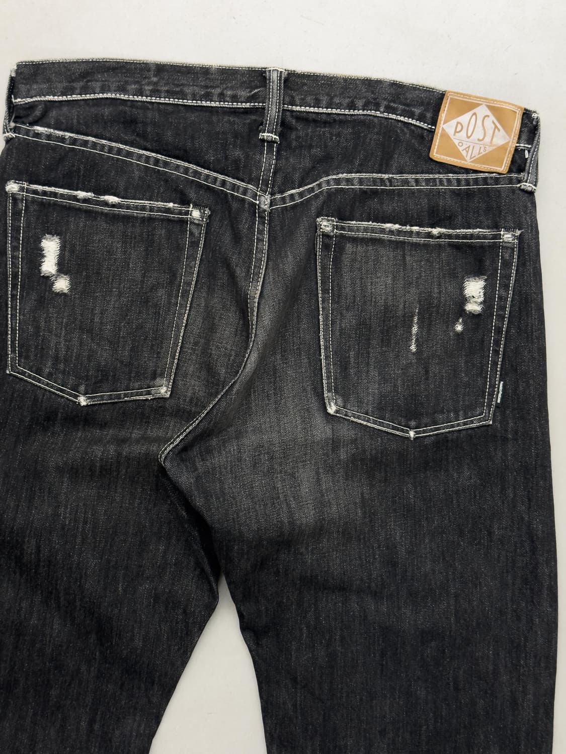 포스트 오버롤즈 디스트레스드 데님 상품이미지6