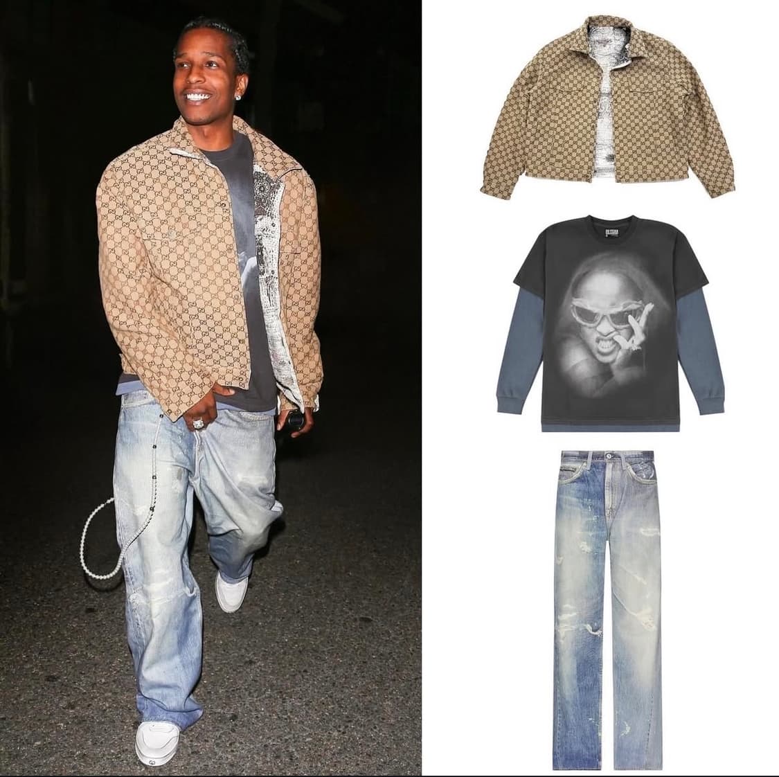 asap rocky 착용)리한나 20주년 기념 롱슬리브 s사이즈 새상품 상품이미지2