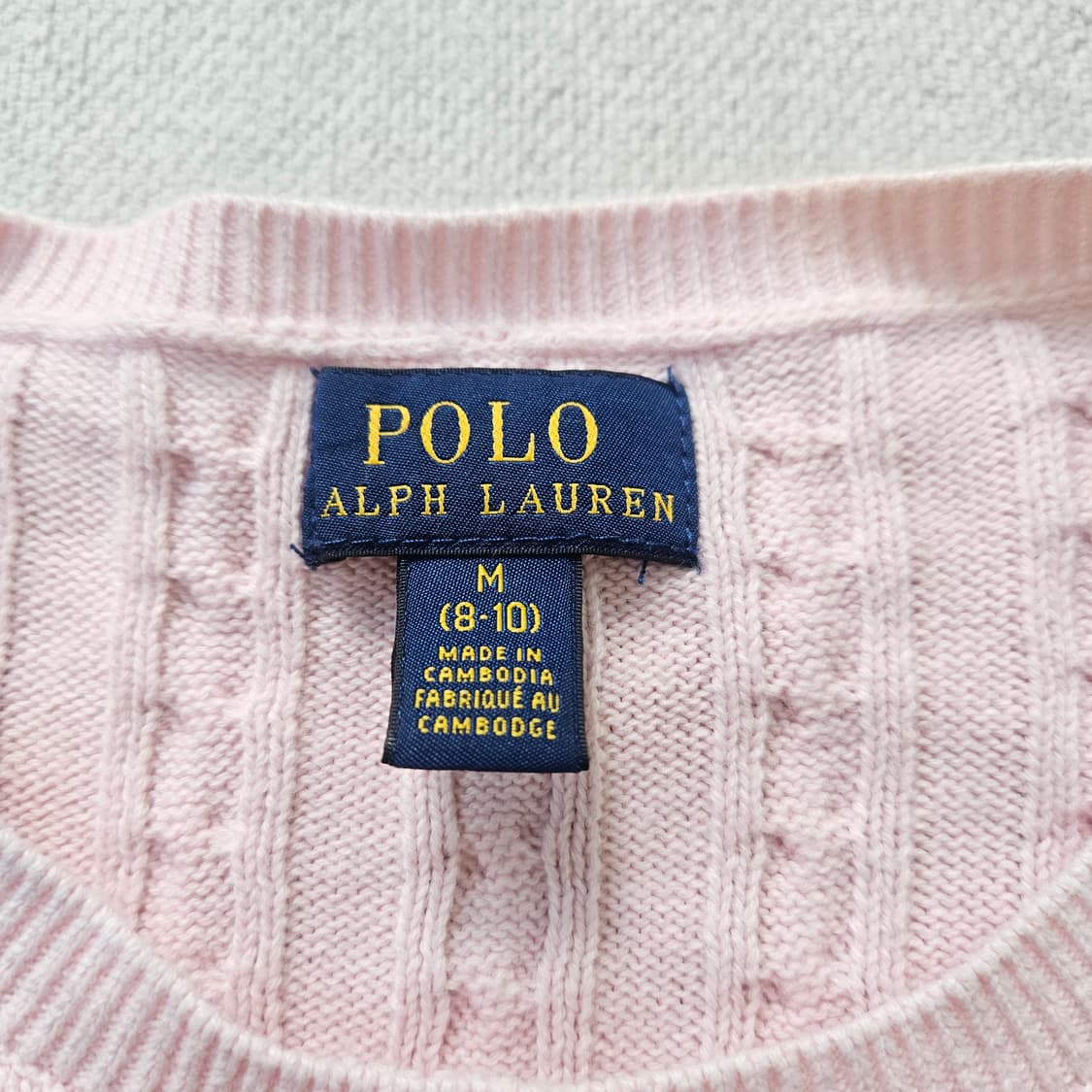 M 폴로랄프로렌 키즈 케이블 니트 가디건 0406Y 상품이미지3