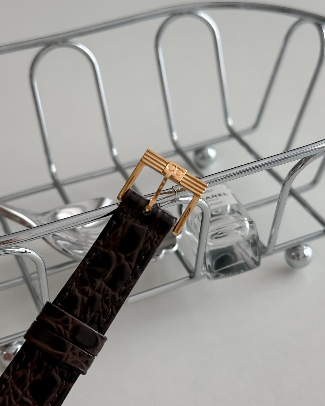 디올 CD 패턴 다이얼 시계 상품이미지3