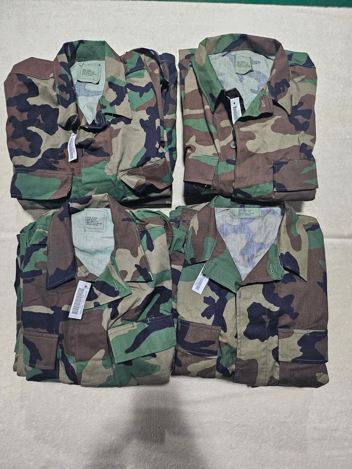 90s 미군오리지날 우드랜드 bdu 신품 L 상품이미지10