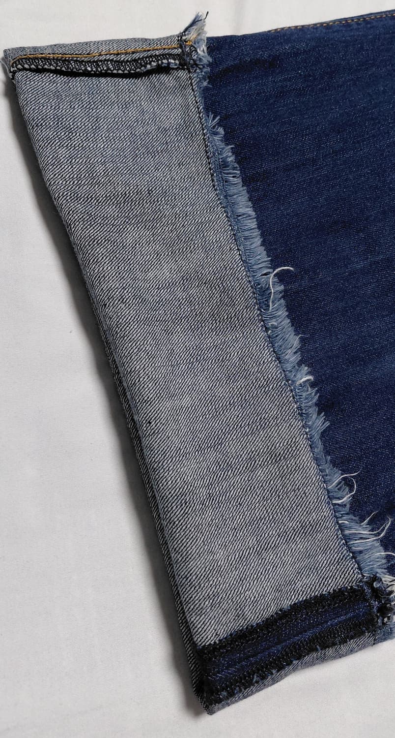 [L] 아메리칸 홀릭 와이드 생지 데님 (컷오프 포인트) 상품이미지8