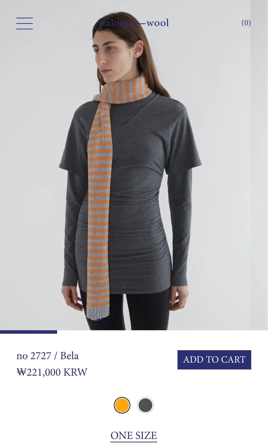 [새상품] 팔로마울 Bela 울 머플러 상품이미지4