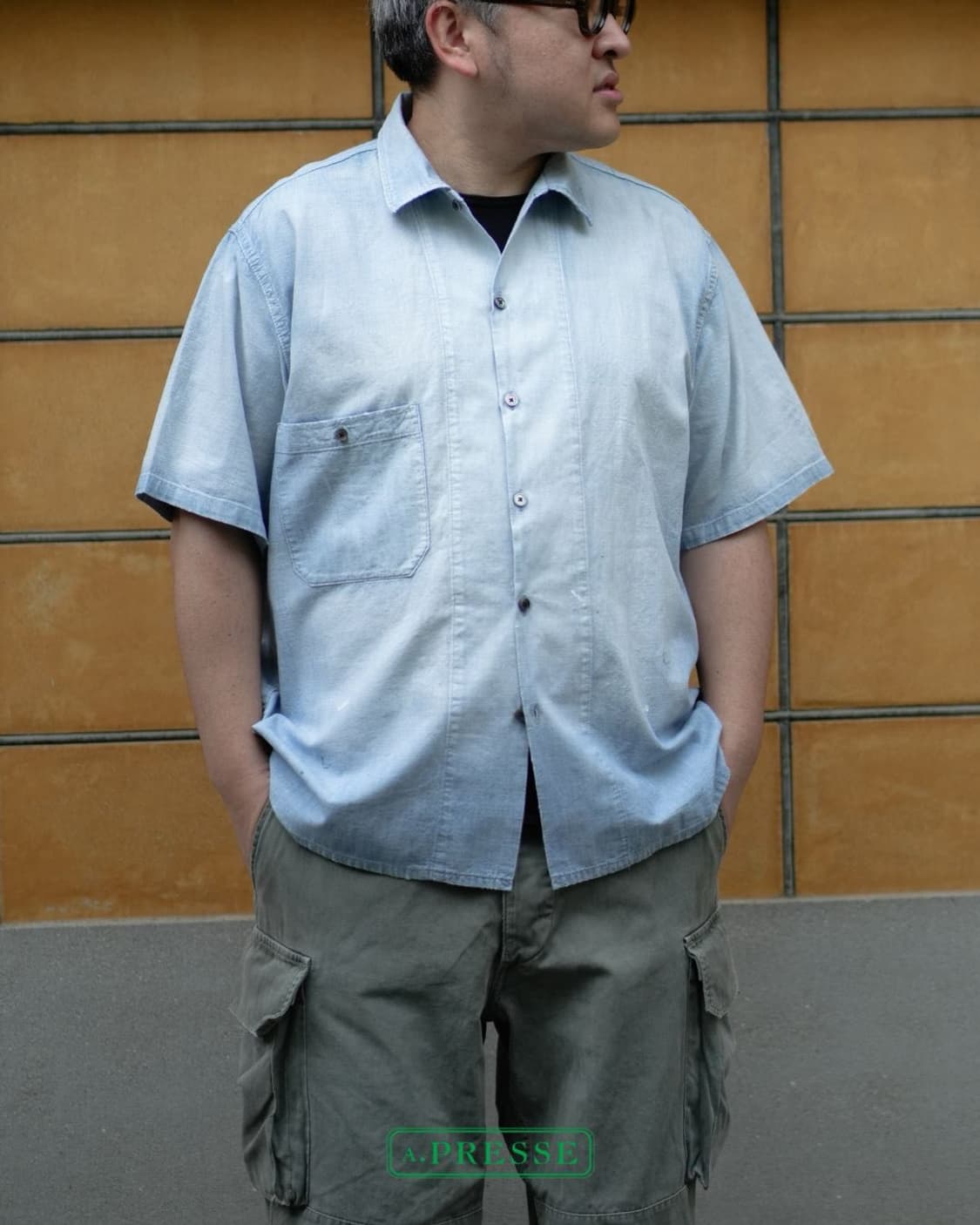 26ss Vintage Chambray S/S Shirt 상품이미지4