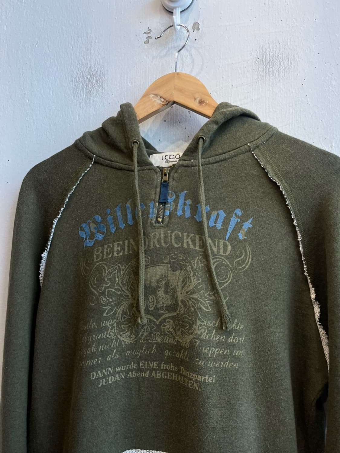 IKKA JPN 카키 후드  상품이미지2