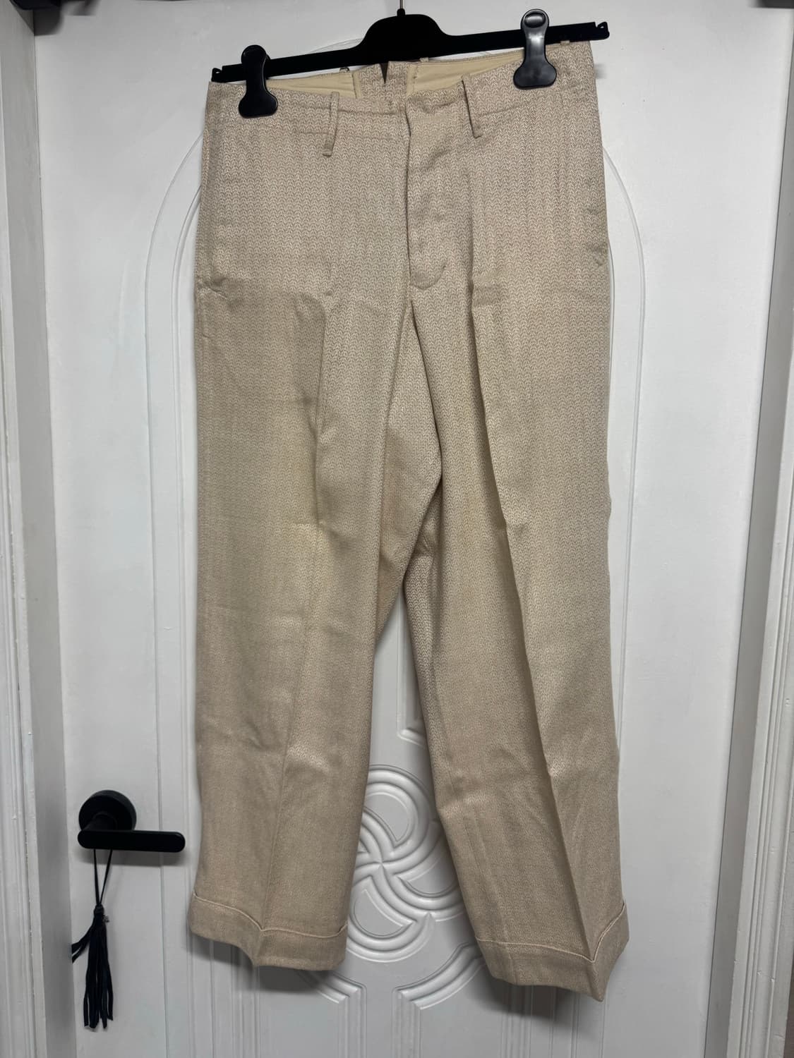 하버색 리넨 트라우저 M 상품이미지1