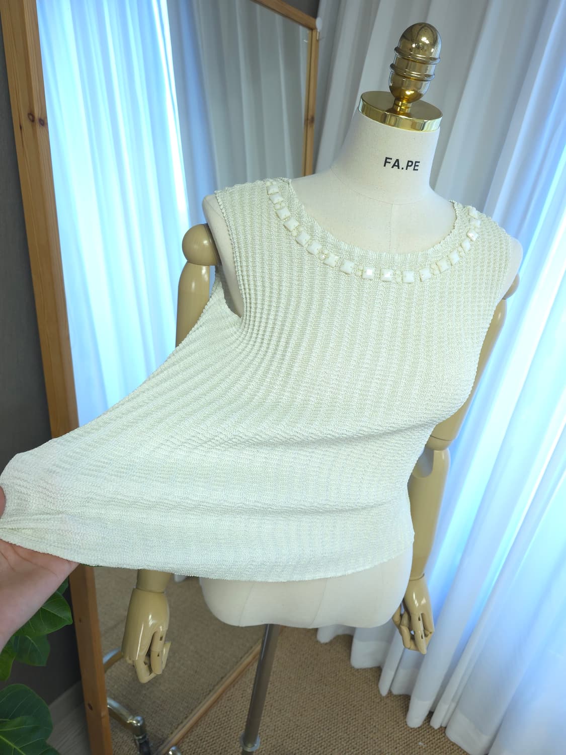  Refined Collection의 플리츠 슬리브리스 상품이미지8