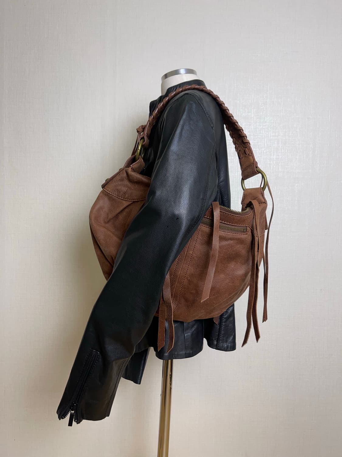 LUCKY BRAND 빈티지 양가죽 가방- 숄더백 상품이미지2