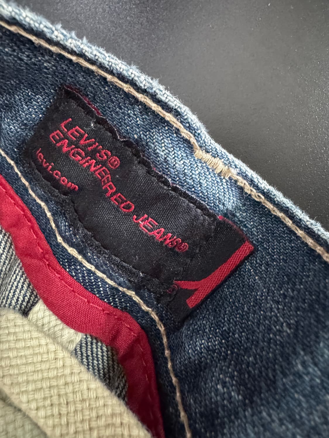 리바이스 엔지니어드진 빈티지 워싱 데님팬츠 30.7인치 상품이미지3