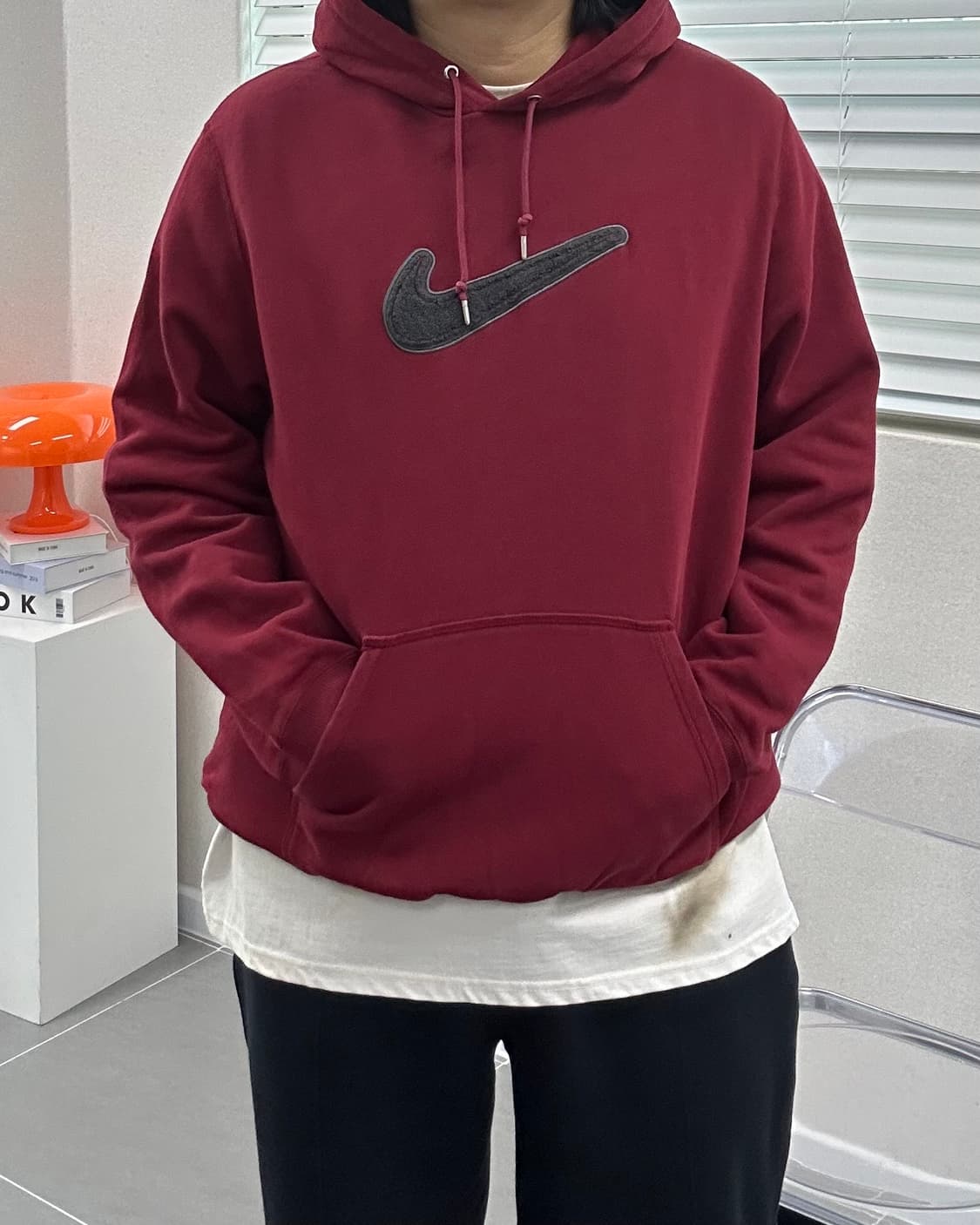 (2XL)나이키 스우시 후드-M1588 상품이미지1