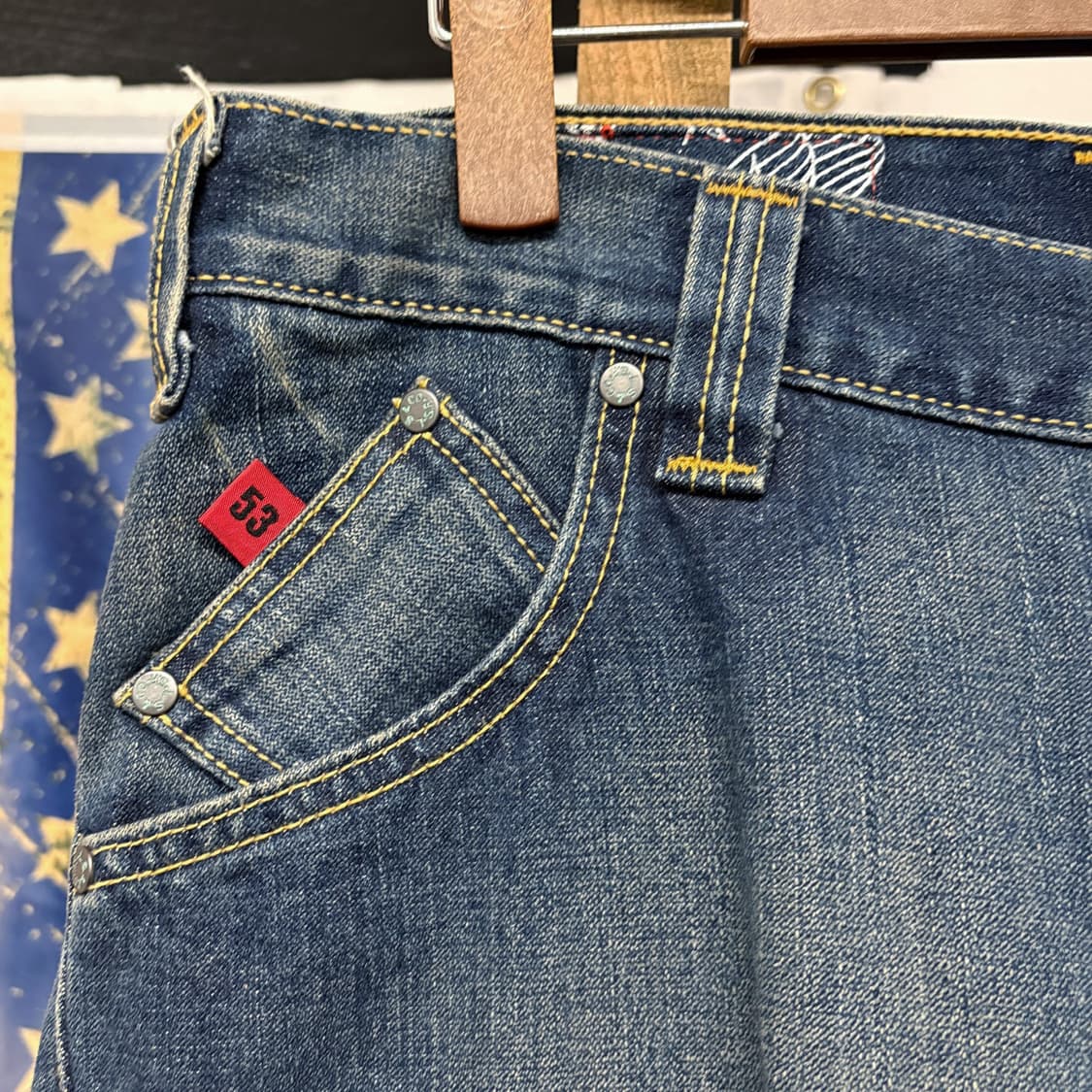 00s 리바이스 워크웨어 라인 빈티지워싱 부츠컷 데님팬츠 N185 상품이미지5