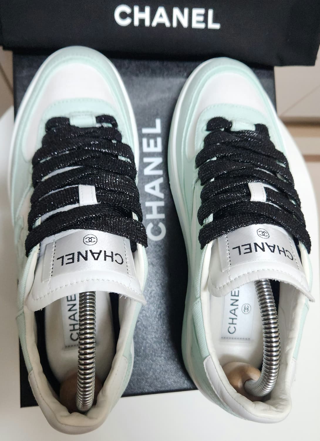 [정품]24C샤넬 스니커즈 운동화 파스텔 38 (남녀공용)새상품급한정판  상품이미지2