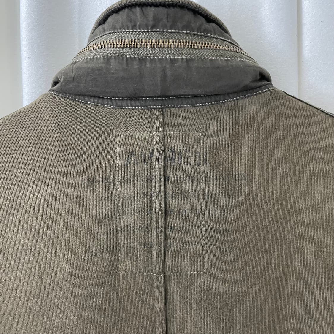 아비렉스 카키 복각 블루종 상품이미지8