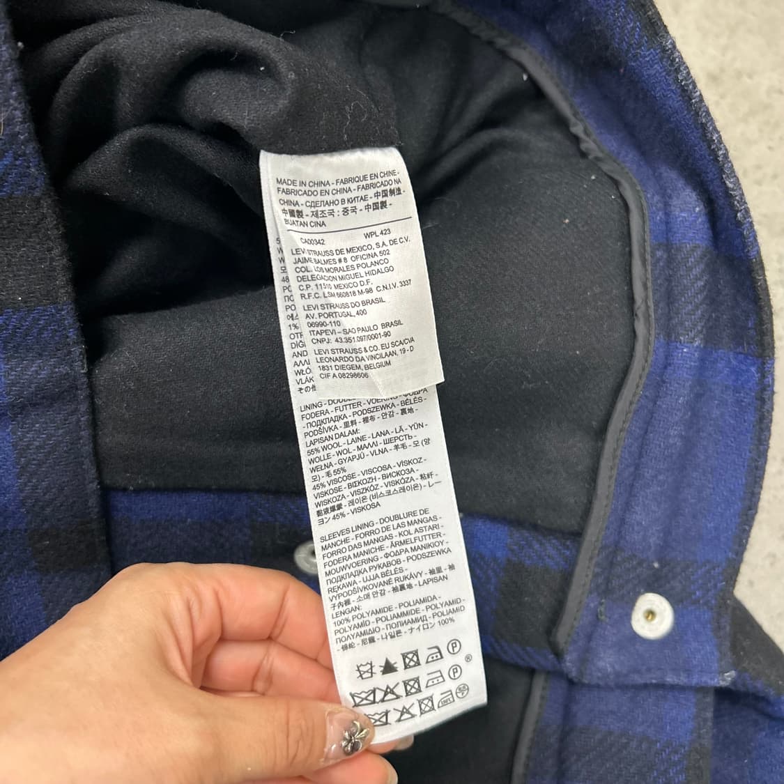 리바이스 타탄체크 자켓[1447] 상품이미지8