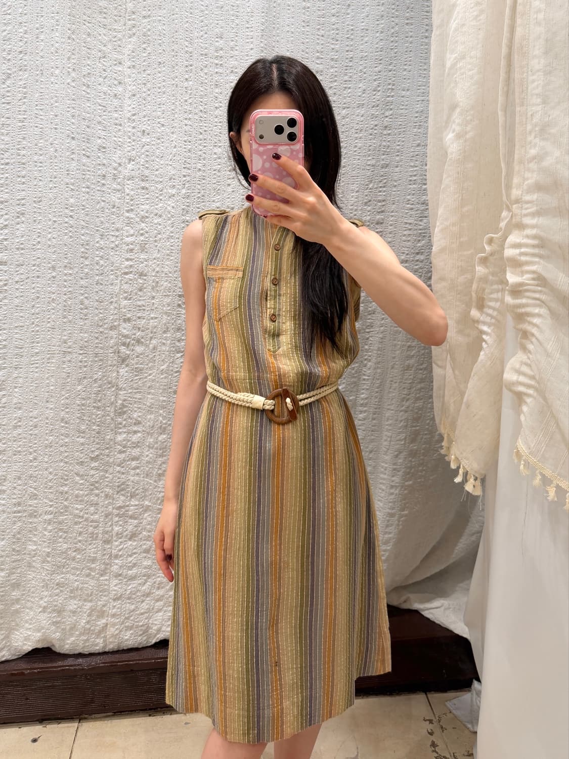 Sand stripe midi ops 상품이미지4
